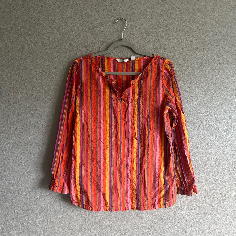 Vintage Liz Claiborne Striped Top